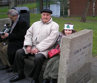 Patrick kavanagh seat photo